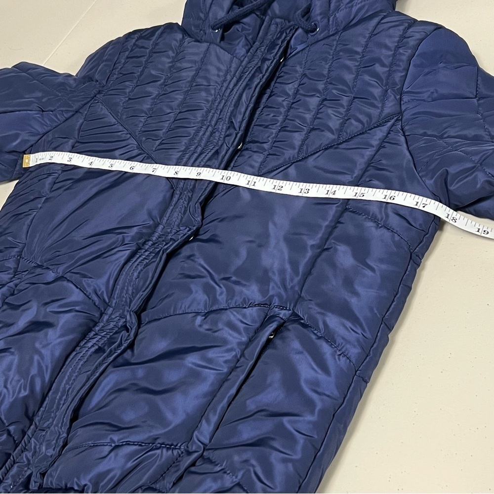 LORNA JANE Hooded Women's Blue Quilted Jacket - Picture 12 of 15
